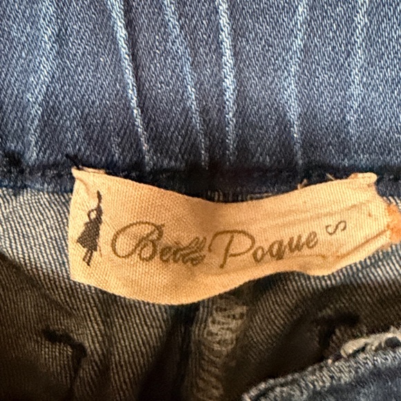 Belle Poque Elegant High Rise Navy Jeans, Size Small - Picture 2 of 9